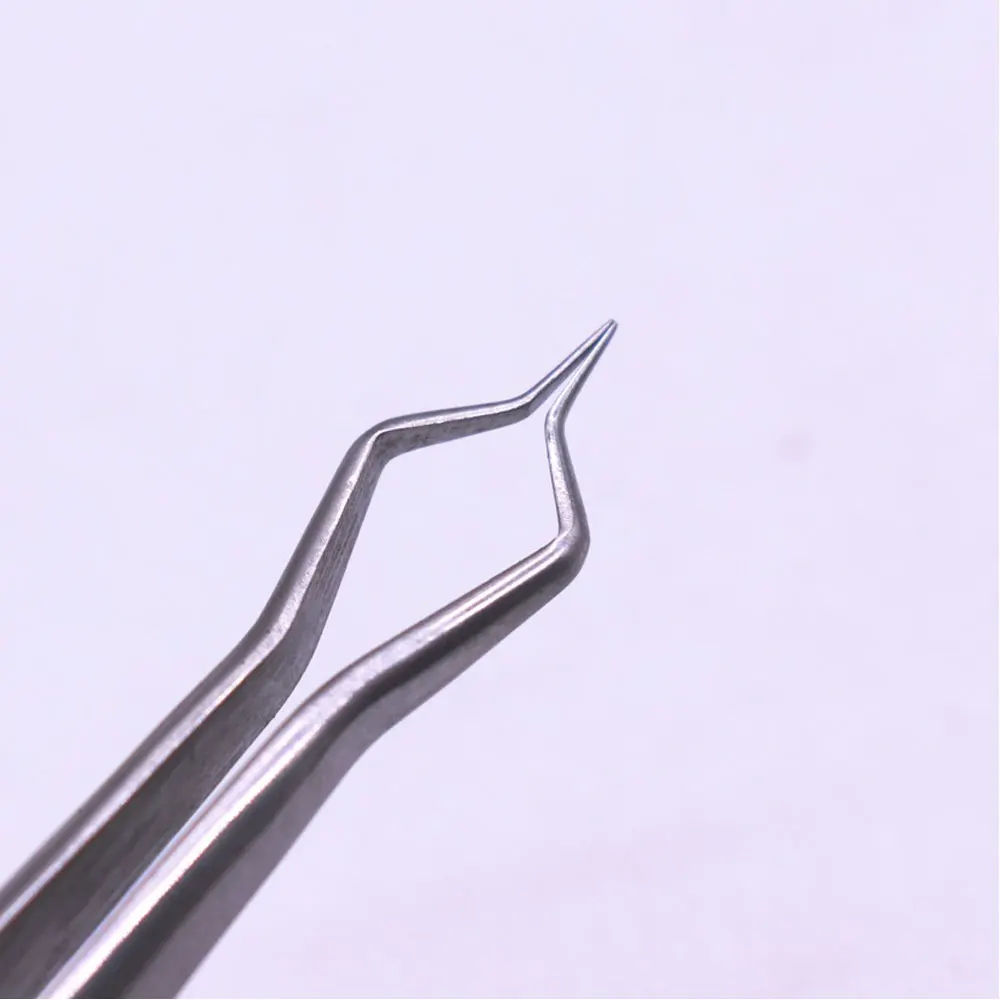 Isolation Lash extension Tweezer Strategic Angle Opening Jaws Separator Tweezers for Eyelash Extension eyelash tweezers