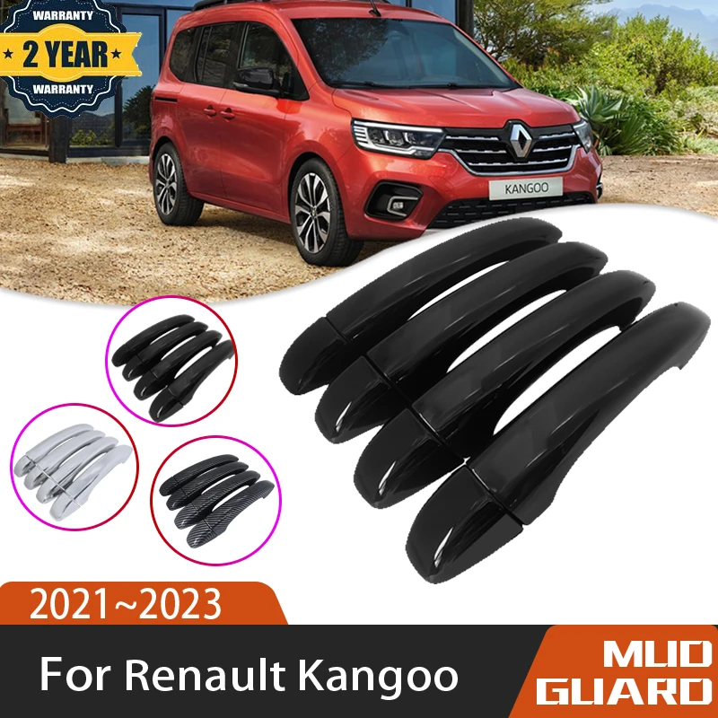 Maniglia Per Porta Nera Per Auto Esterna Per Renault Kangoo Mercedes-Benz Citan T-Class Eqt Nissan Townstar Mk3 2021 ~ 2023 Accessori Per Auto