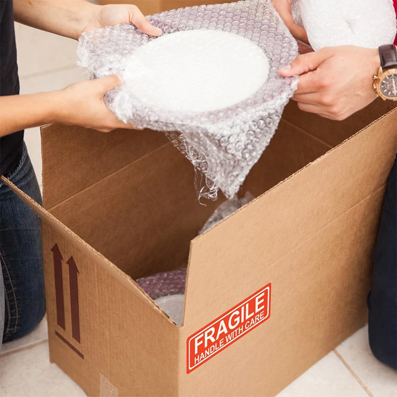 Fragile Stickers 500PCS Goods Handle With Care Warning Labels DIY Supplies