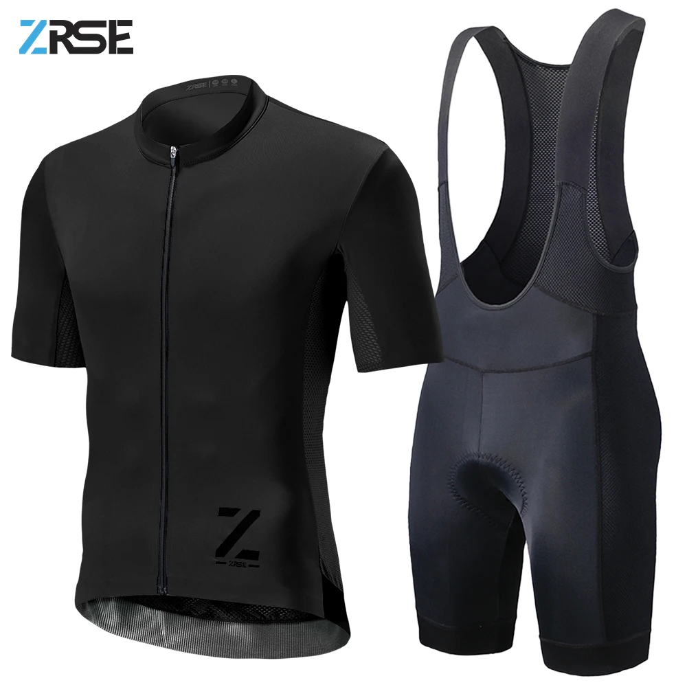 

ZRSE Cycling Jumper Bib Shorts Uniform MTB Clothes Bicycle Jersey Clothing Outfit Maillot Suit Sets T-Shirt Bretelle Bike Men