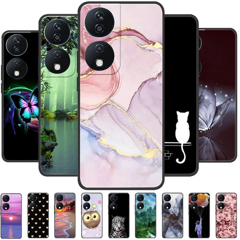 LCEHTOGYE Coque Pour Doogee Blade GT + Verre Trempé Protection écran, Étui Housse Transparente + Noir Souple TPU Silicone Gel Case Protection Cover Pour Doogee Blade GT (6,72