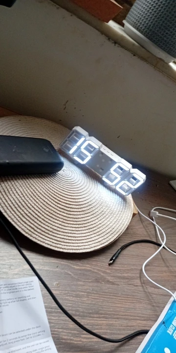 3D LED Digital Alarm Clock: Chic, Versatile, and Informative photo review