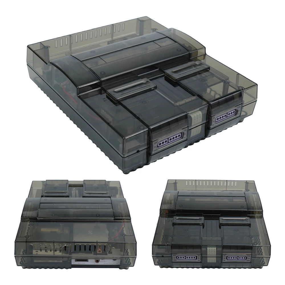 Bitfunx-shell Substituição para Sns001console Caixa Transparente para Console Snes Versão Nós - Image 2