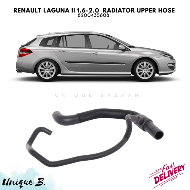 Radiateur pour Renault Laguna II 1.6-2.0, 16v, tuyau supérieur, taux de  refroidissement 8200435808, température du moteur, conçu pour s'adapter à  ...