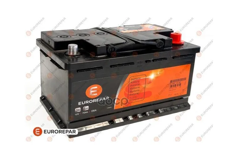 Batterie [12V 70Ah 720A B13] polymérisation b StartStop 278X175x190 L3;  Polarité 0; 18,3Cg EUROREPAR article n ° 1620012580