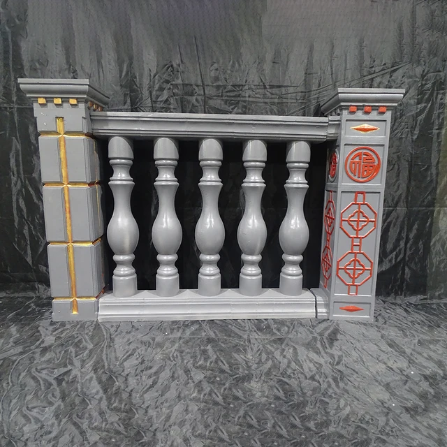5 Méterenként Abs 90 Cm -Es Terasz Öntés Dekoratív Korlát Váza Oszlop Beton Kerítés Kalustrade Penész - Image 6