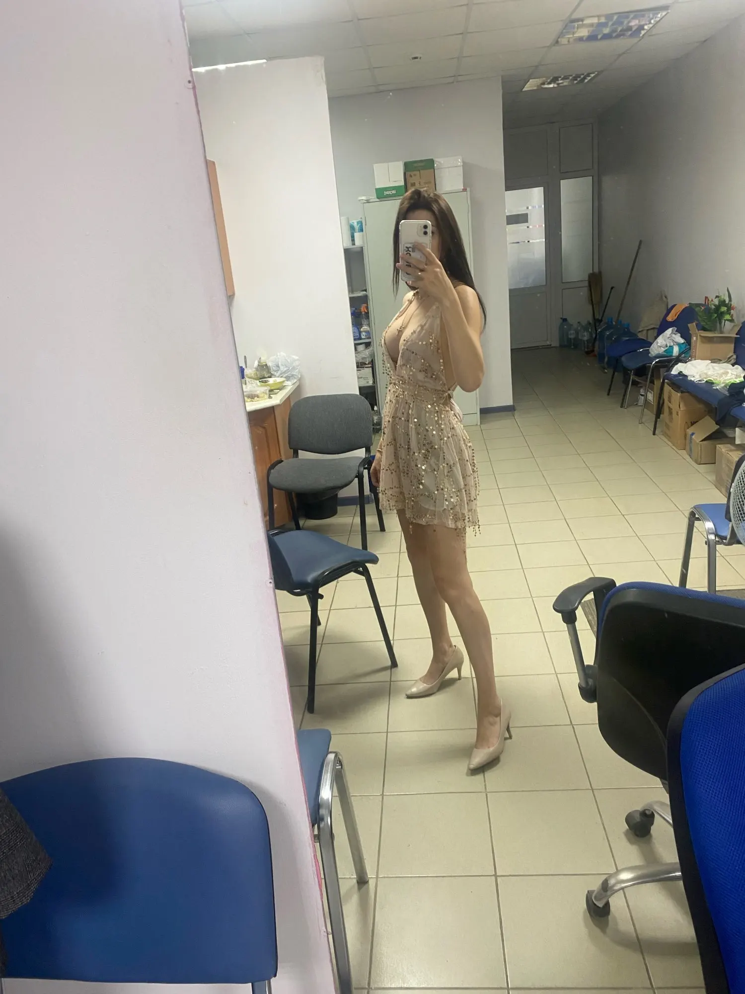 Женское облегающее мини-платье с блестками и открытой спиной | AliExpress