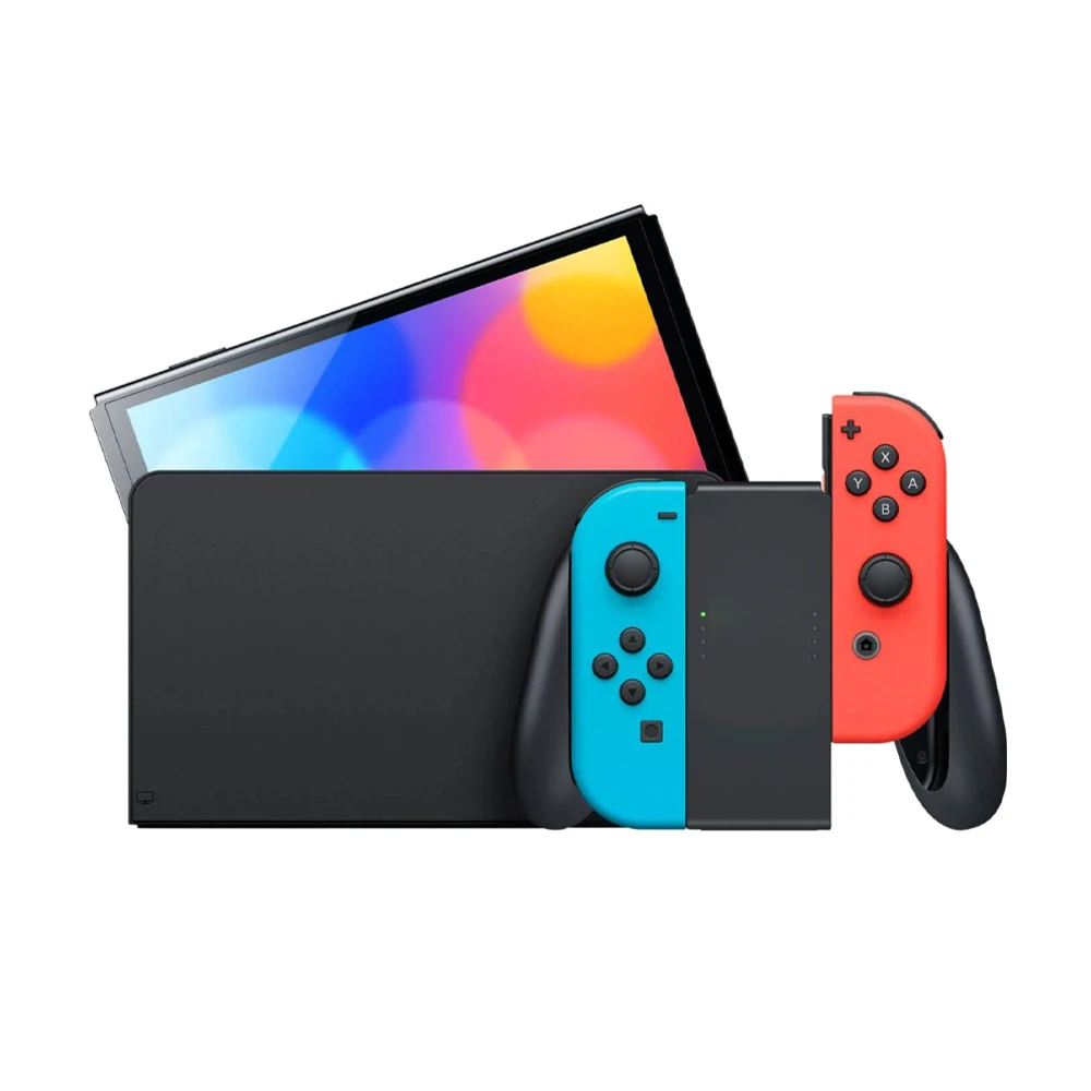 Nintendo Switch 닌텐도 OLED 네온블루 본체
