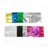 7.5*6.3cm Heat Seal Aluminum Foil Ziplock Bags Flat Zip Lock  Package Bag Retail Plastic Foil Zip Bags 1