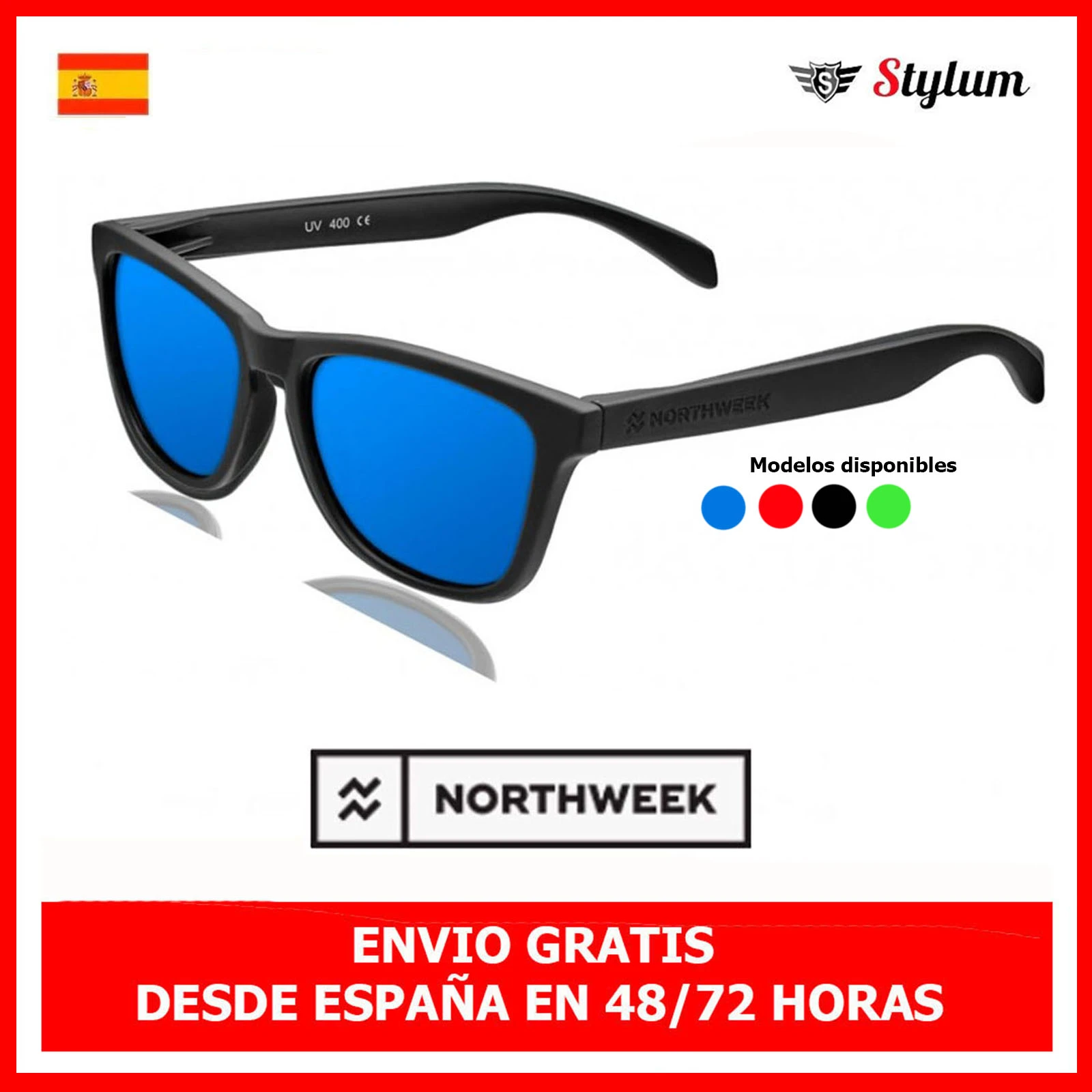 Northweek Gafas de sol unisex hombre Modelo Serie Regular con distintos colores de lente polarizada Protección Total Rayos UV400 Cat Envíos desde España|De los hombres gafas de sol| - AliExpress