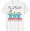 Summer New Boys and Girls Disney Pixar Toy Story Pizza Planet Alien Cartoon Pattern T-Shirt KID/Adult Casual O-Neck Short Sleeve 1
