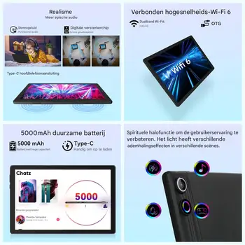 2026 Newest Android 15 Tablet 10 Inch 20GB+64GB Expandable 1TB WidevineL1 GMS 5000mAh Stylus Keyboard Mouse Headphones Case Set 6