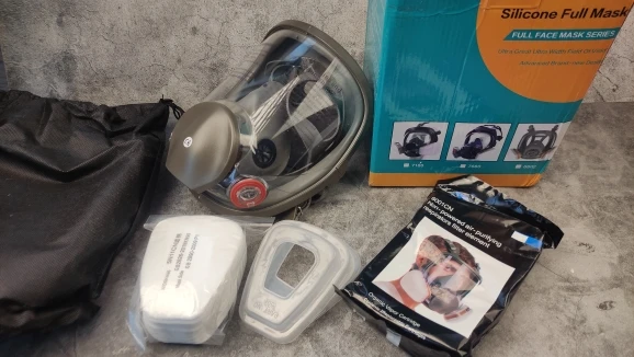 6800 Anti-Fog Full Face Respirator Gas Mask Industrial Painting Spraying Respirator Safety Work Filter Formaldehyde Protection photo review