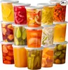 **32 oz Plastic Food Storage Containers, 24-Pack, Disposable with Lids, Ideal for Soups, Sauces, or Snacks** 1