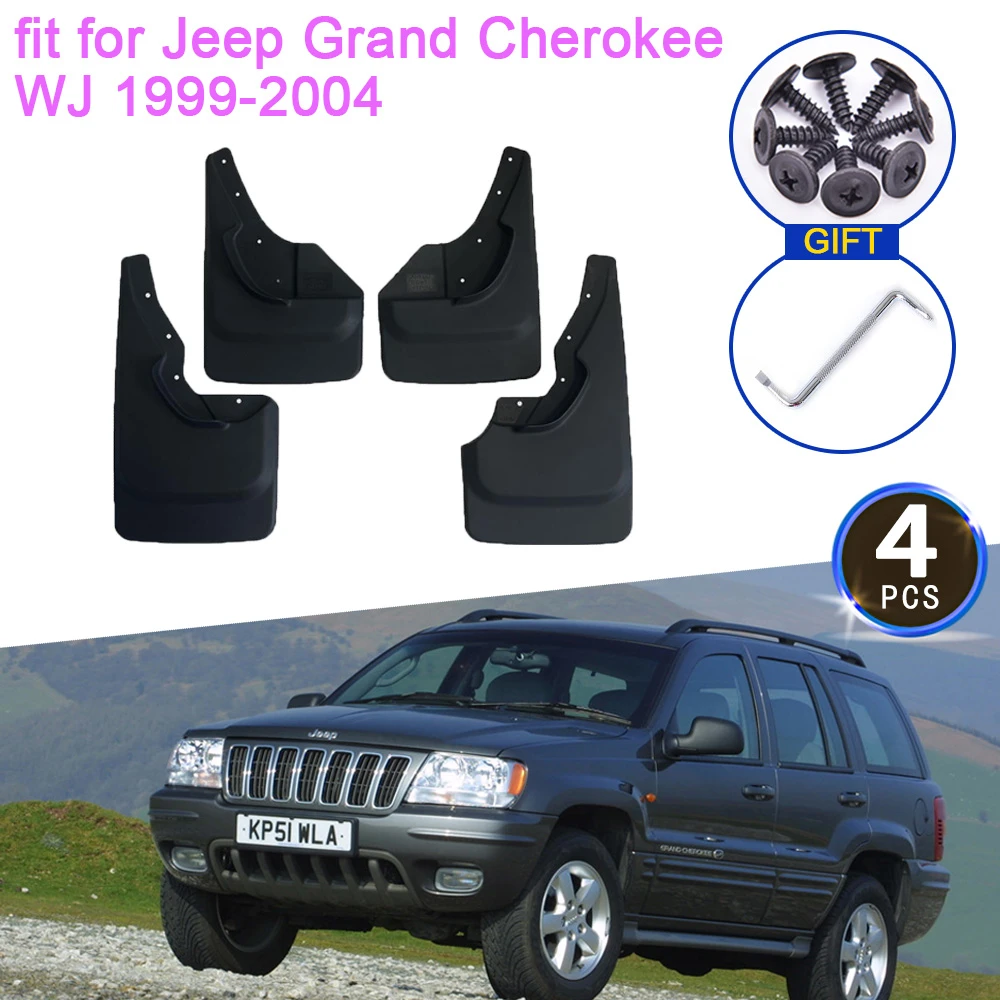 Guardabarros para Jeep Grand Cherokee WJ 1999 2004 accesorios 2000 2001 guardabarros protectores contra salpicaduras ruedas delanteras y traseras 4x| | - AliExpress