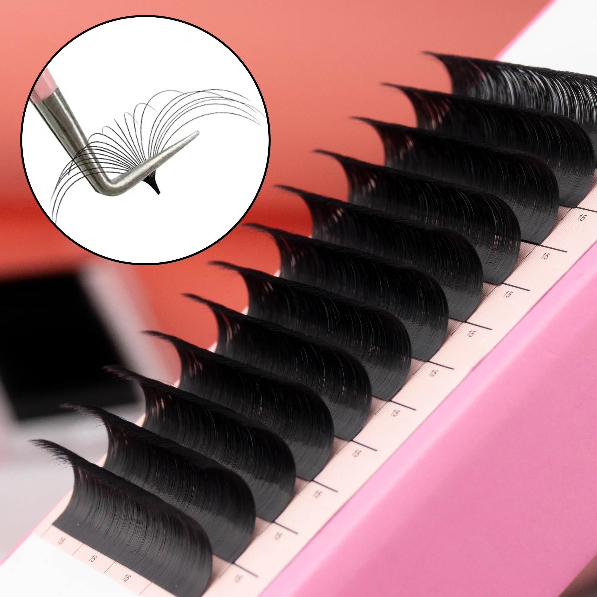 

Comelylash Volume 0.03 .05 Cashmere Lash Extensions Easy Fan Lash Tray Cc D Dd Curl Easy Fan Eyelash Extention