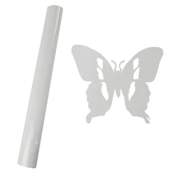 ECO PU Heat Transfer Vinyl - Sticky Back T - shirt Iron - On HTV Film - 30.5cmx500cm (White)