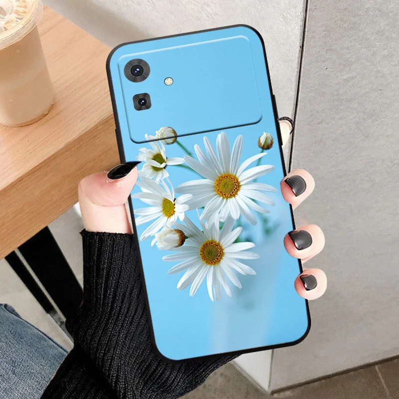 Sleek Black Bumper TPU Soft Silicone Phone Cover