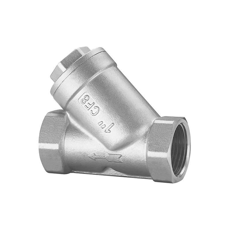 Y-Type Strainers Thread Female Thread Stainless Steel Filter Valve