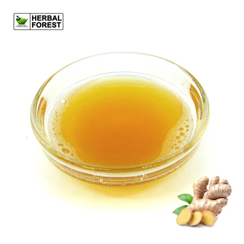 Organic Ginger Extract Liquid Essence Anti-Hair Loss Helps Fight Dandruff Antioxidant Anti-Inflammatory Skin Care Raw Material