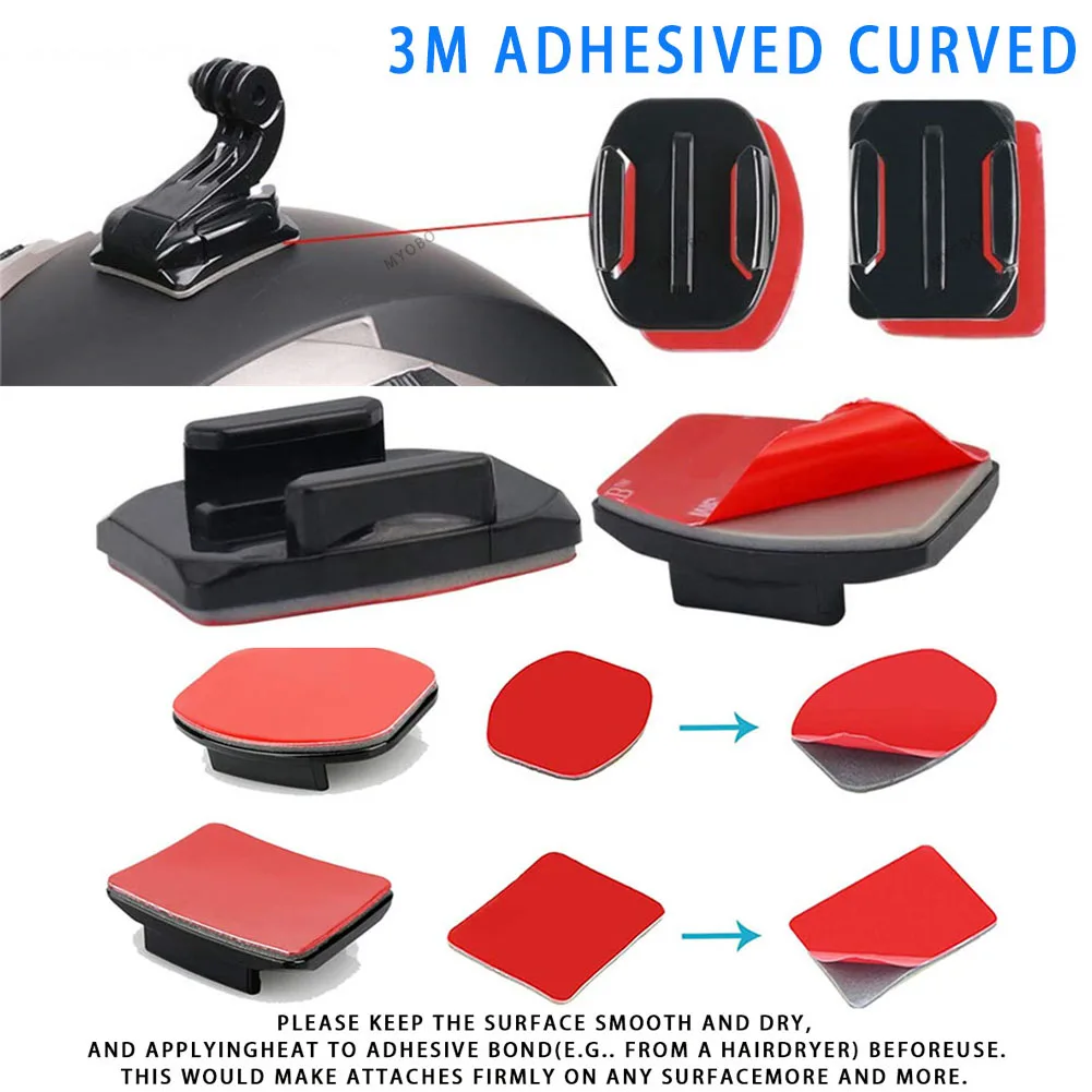 Motorcycle Helmet Bracket for DJI Action 5 Pro 4 3 Helmet Chin Extension Arm Mount For Gopro Yi Action Camera Accessories Set 5
