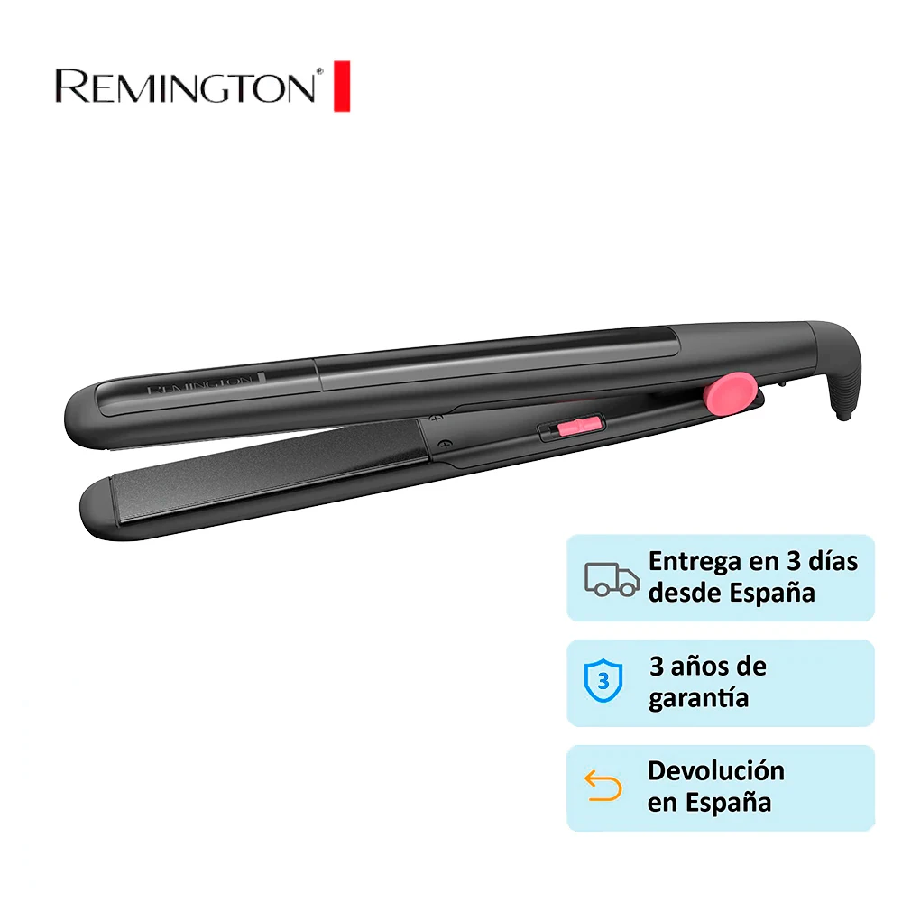 Remington Plancha de Pelo My Stylist S1A100 Cerámica, Placas Estrechas  Extralargas Flotantes de 110 mm, hasta 200 °C Negro|Planchas de pelo| -  AliExpress