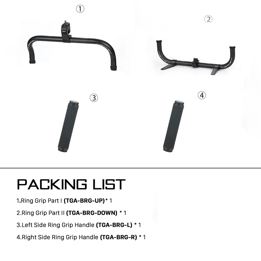 【訳あり超特価】Tilta - Advanced Ring Grip TILTA Advanced Ring Grip for RS 2 / RS 3 Pro / RS4 Shooting