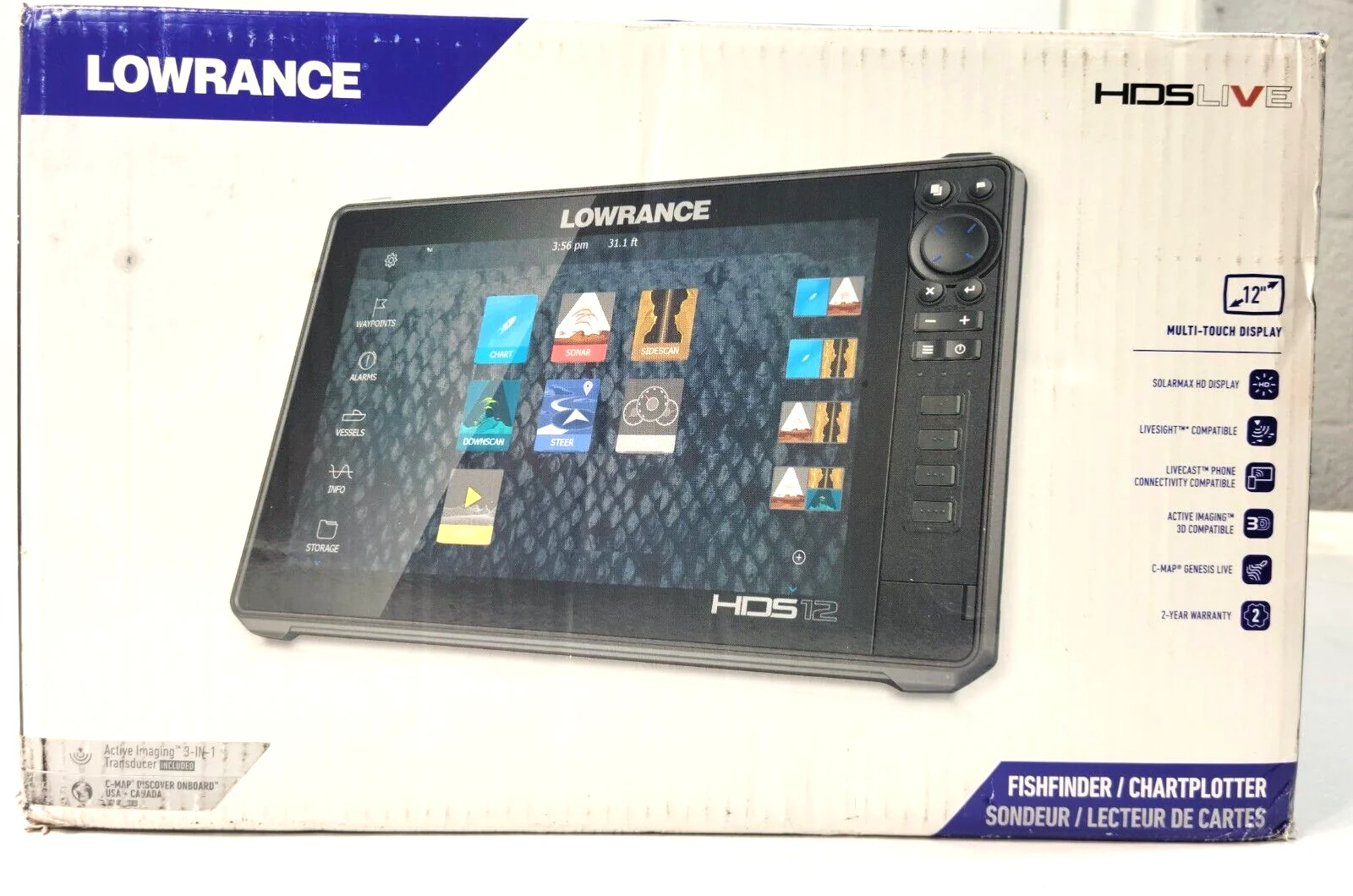 

Совершенно новый Lowrance HDS-7 Live с активным изображением 3-в-1.