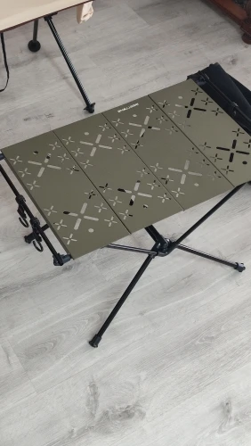 Mesa plegable para acampar WESTTUNE, mesa ligera portátil de aleación de aluminio con accesorios, mesa multifuncional para exteriores photo review