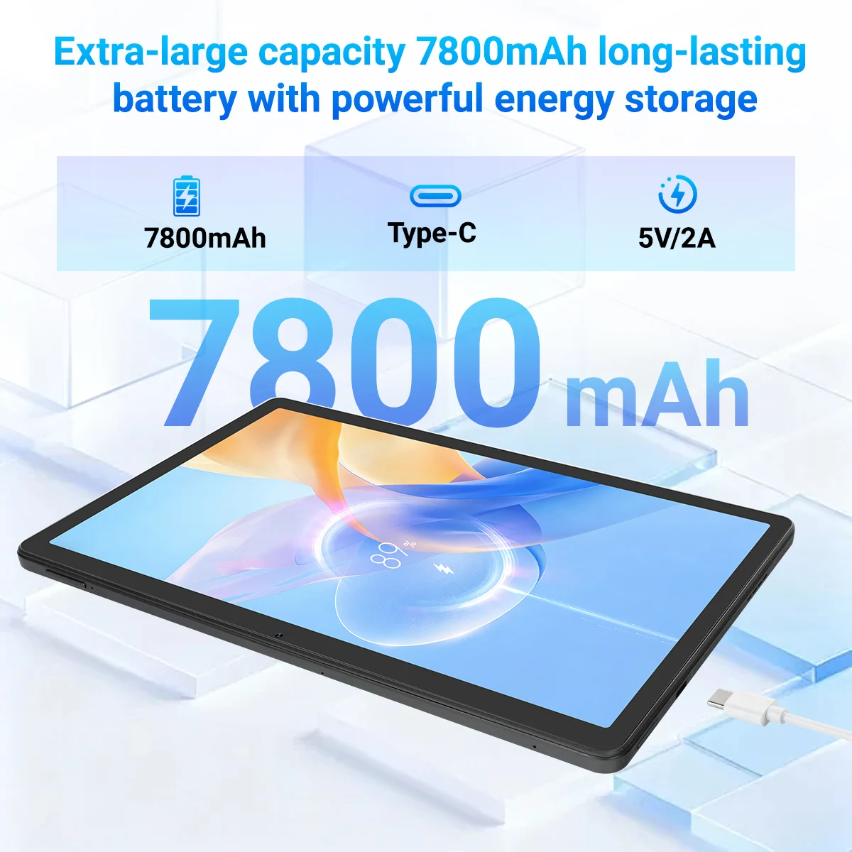 New K6Pro 11" IPS Display Tablet PC A333 5‑Core Processor 32(3+29)GB Virtual Expanded RAM 256GB Storage 7800‑mAh Android16‑GO WiFi6 BT5.4 Widevine L1 HD Streaming Tablet