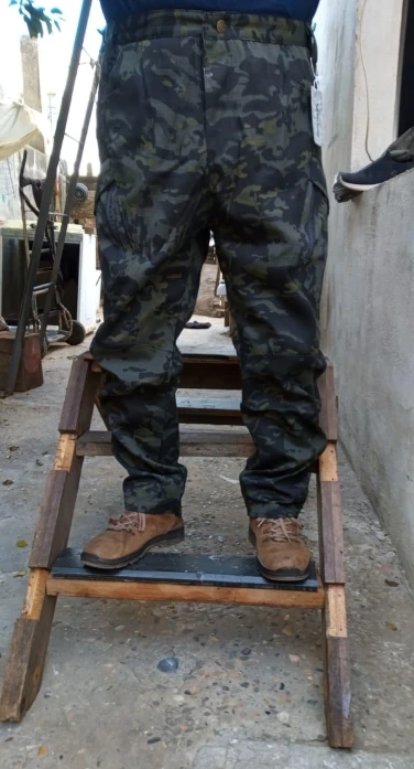 New Mens Tactical Pants Multiple Pocket Elasticity Military Urban Commuter Tacitcal Trousers Men Slim Fat Cargo Pant 5XL photo review