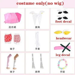 Otori Emu Cosplay Costume - Deluxe Masquerade Dress with Headwear and Socks for Halloween and Comic Con (Costume only(no wig)