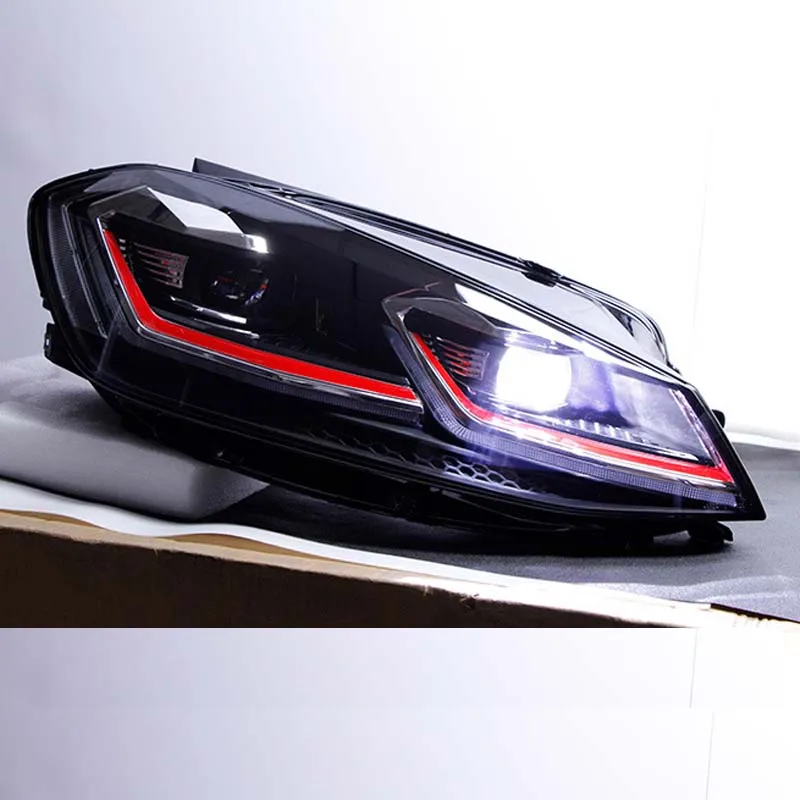 Car Led Headlight Daytime Running Lights For Vw Golf 7 Front Lamp 2013