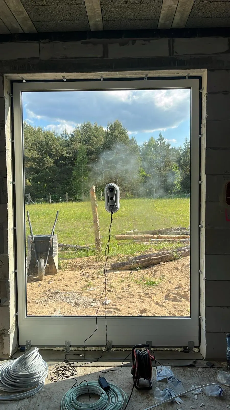 Window Robot Vacuum Cleaner Auto Working Electric Glass Limpiacristales Remote Control For Home photo review