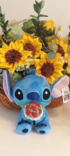 Lilo & Stitch Couple Plush Models | Cute Cartoon Stuffed Dolls • Kawaii Pendant Toys