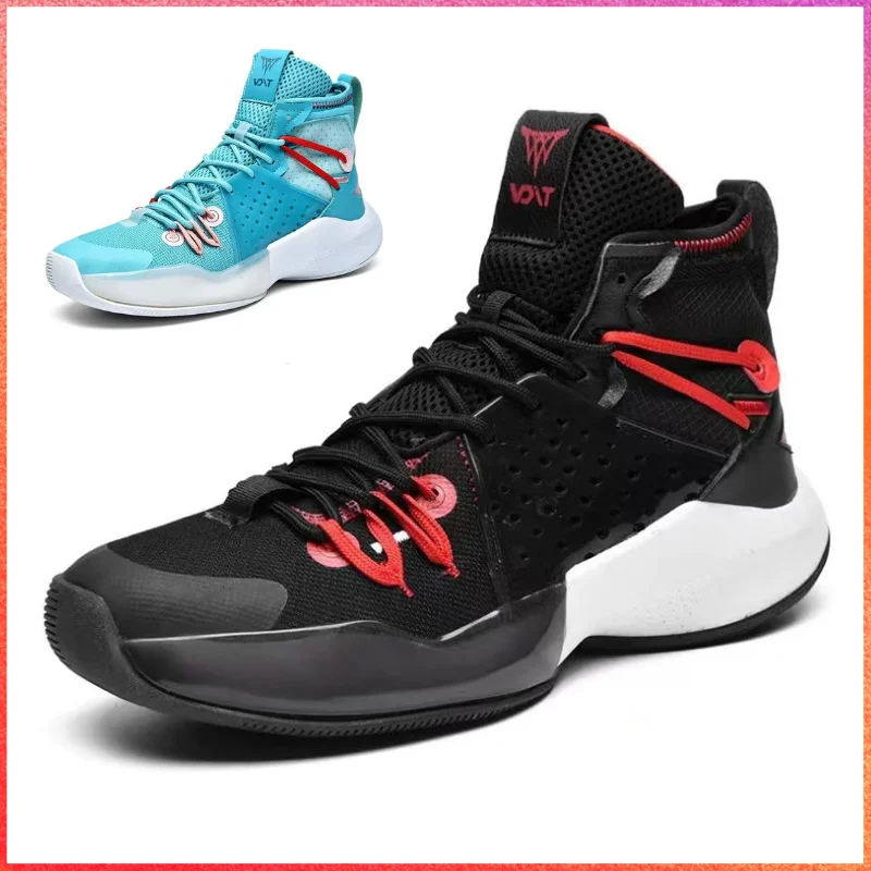 Zapatillas de baloncesto que combinan con para estudiantes jóvenes, talla 39 de baloncesto con cordones de Color de contraste alto elástico, 2022| | - AliExpress