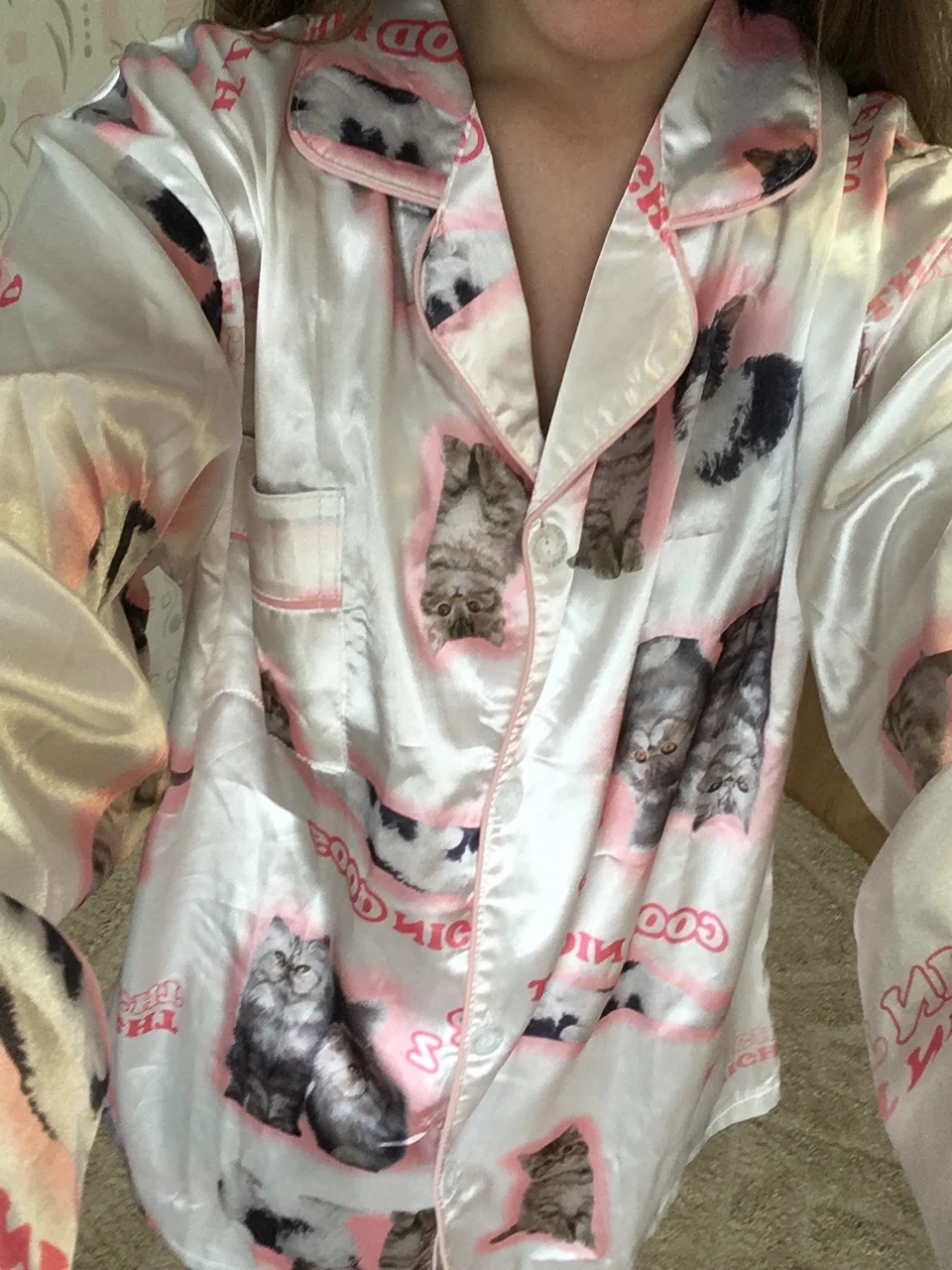 Kawaii Kitten Pajamas, customer photo