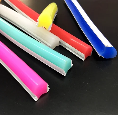 DIY LED 네온 사인 제작용 분리 실리콘 플렉스 네온, 유연한 스트립, 10 가지 색상, 6mm, 8mm, 도매 2