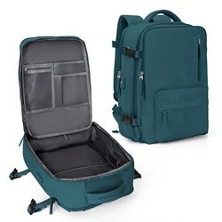 Versatile Waterproof 35L Travel Backpack - Ideal - Large (Peacock Blue)