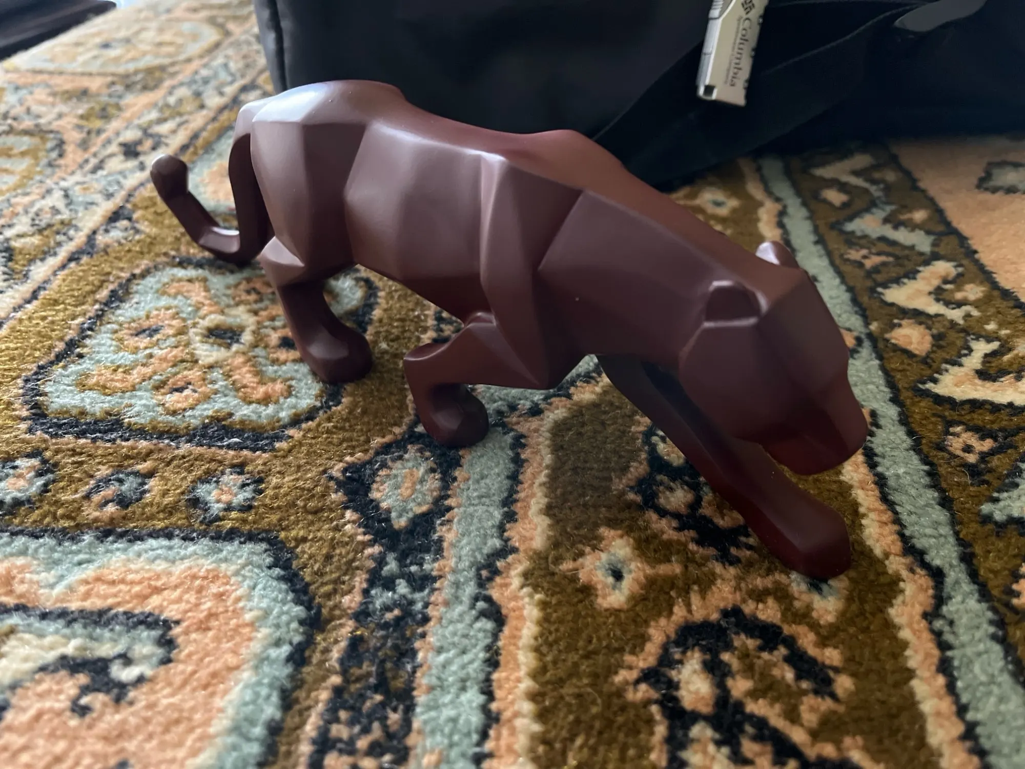 Geometric Grace, Panther Resin Sculpture for Home and Office photo review