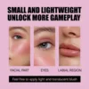 Jelly Blush Stick Makeup, Water Jelly Tint Stick, Lip and Cheek Jelly Blush Stick Lipstick, Lightweight 4