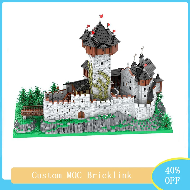 

15539pcs medieval building series ancient building castle MOC-65340 modular building model building blocks holiday gift