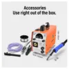 Hitbox Welding Machine 220V～240V MIG/TIG Gasless Semi-Automatic Device Welder Automatic Feed MT2000II Single Voltage MT2000II 6