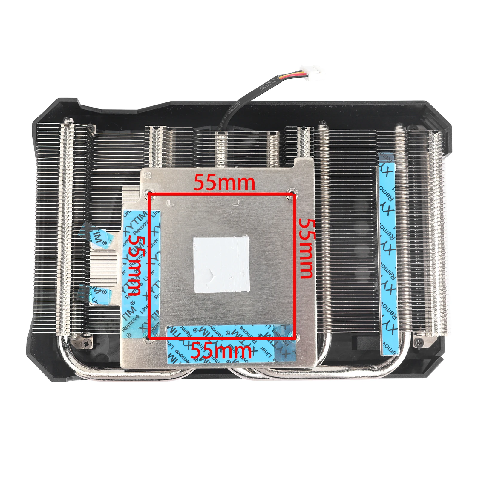 Radiador de Refrigeração Substituir A4000 Placa Gráfica Dissipador Calor com Ventilador para Palit Rtx3060 Rtx 3060 Stormx oc Gpu Refrigerador Dissipador Calor Novo - Imagem 3