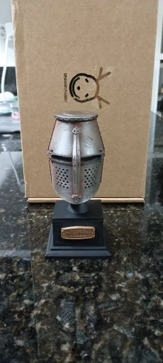 European Knight Helmet Resin Model – Medieval Home Decoration