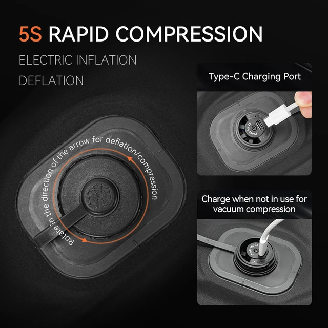 ReeYee Automatic Vacuum Storage Bags Jackets & Waterproof for Clothes 4