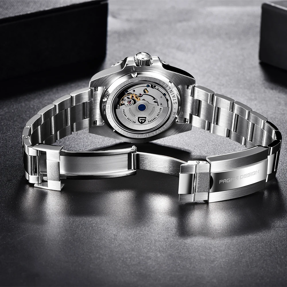 PAGANI DESIGN V3 ǰ Ÿ  ũ  ð, 40mm 100M  ߱ ̾  GMT   ð