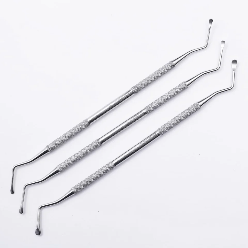 Lucas Set of 3 Dental Periodontal Curettes Instruments