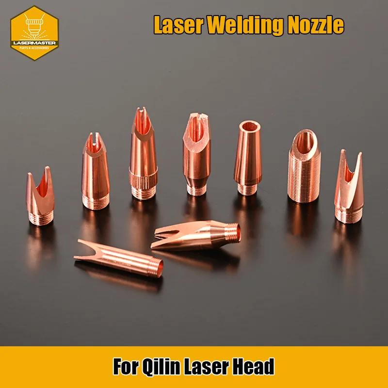 

QILIN Laser Welding Nozzle M10 Thread Diameter 11.8mm Hand-held Copper Welding Nozzles for QILIN Laser Welding Machine