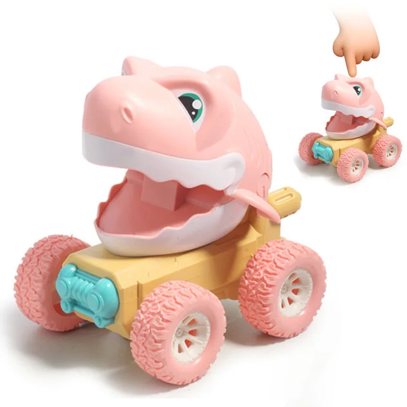 

Baby Dinosaur Car Toys Pull Back Car Dino Toy Inertial Scoote Creative Dinosaur Press Inertial Toy Car No Battery Required